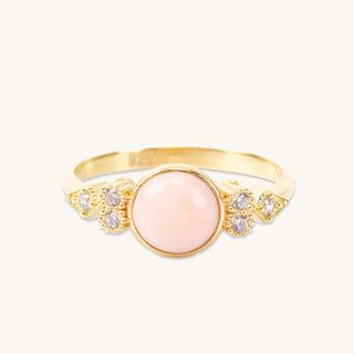 Eleanor Pink Opal Ring