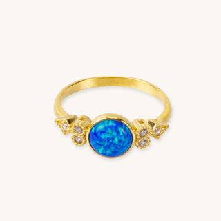 Eleanor Blue Opal Ring