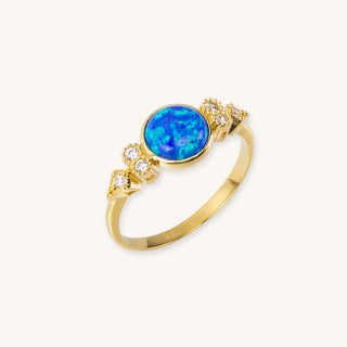 Eleanor Blue Opal Ring