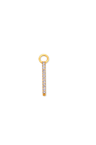 Pave Gold Charm - Charms - Womuse | Fine Jewelry