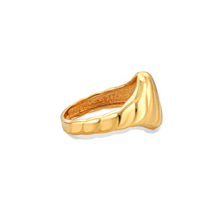 Croissant Gold Ring - Gold Vermeil Rings - Womuse | Fine Jewelry