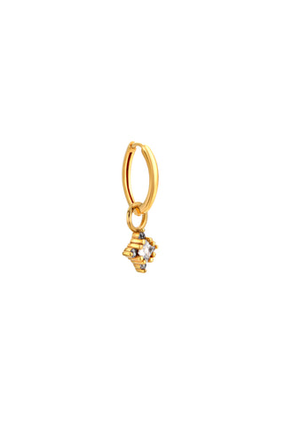 Star Zircon Gold Charm - Charms - Womuse | Fine Jewelry