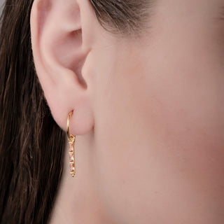 Theodora Citrine 24K Gold Earrings - Earrings - Womuse | Fine Jewelry