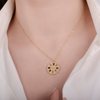 Talisman Chakra 24K Gold Necklace - Gold Vermeil Necklaces - Womuse | Fine Jewelry