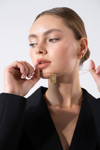 Small Cloud Gold Earrings - Earrings - Womuse | Fine Jewelry