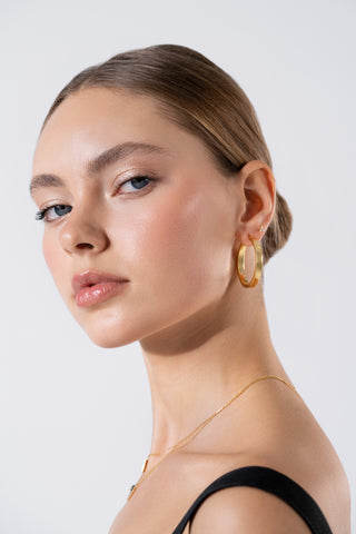 Mini Zircon Gold Earrings - Earrings - Womuse | Fine Jewelry