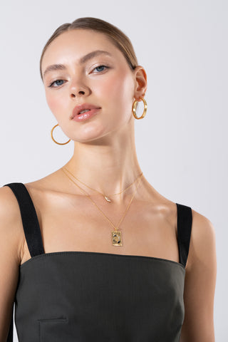 Bold Gold Hoop Earrings - Hoop Earrings - Womuse | Fine Jewelry