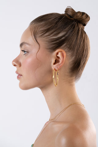 Twisted Gold Earrings - Earrings - Womuse | Fine Jewelry